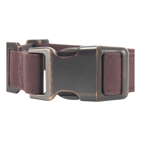 Carhartt® Nylon Duck Dog Collar - Wine - buckle