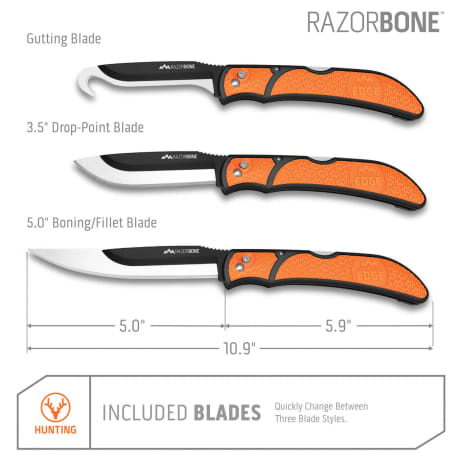 Outdoor Edge® Razorbone™ Folding Knife