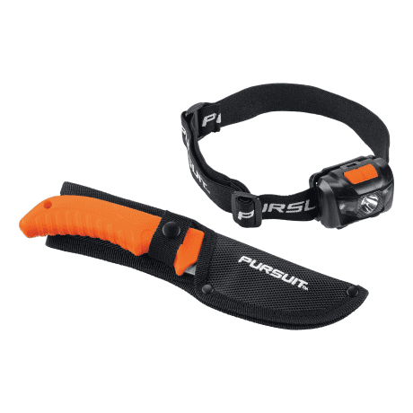 Pursuit Deer Essentials Knife and Headlamp Combo