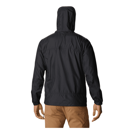 Columbia® Men’s Flash Challenger™ Windbreaker Jacket - Black - back