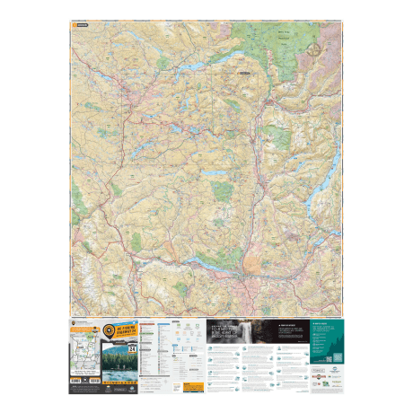 Backroad Mapbook - BC Fishing Highway 24 and The Land of Hidden Waters Waterproof Map
