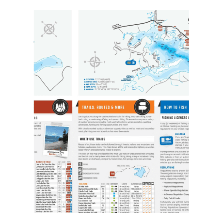 Backroad Mapbook - BC Fishing Highway 24 and The Land of Hidden Waters Waterproof Map