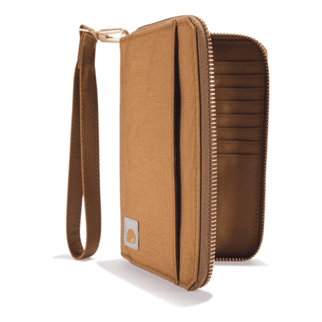 Carhartt® Nylon Duck Lay-Flat Clutch – Brown