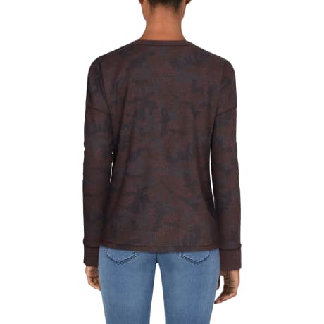 Natural Reflections® Women’s Hillside Notch-Neck Long-Sleeve Waffle Shirt
