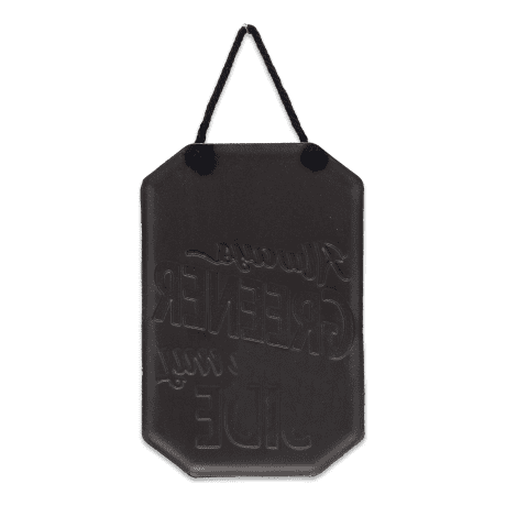 Open Road's Grass is Greener On My Side John Deere Hanging Metal Sign