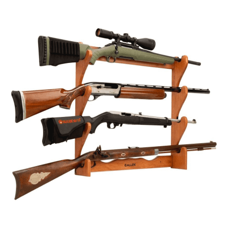 Allen® 4-Gun Wooden Gun Rack