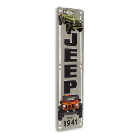 Open Road's Jeep Vertical Metal Sign