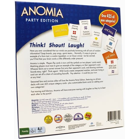Anomia Party Edition Game