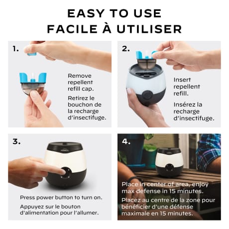 ThermaCELL® Rechargeable Mosquito Repellent + Glow Light