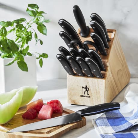 HENCKELS® Definition 17 Piece Block Set with Bonus Cheese Set