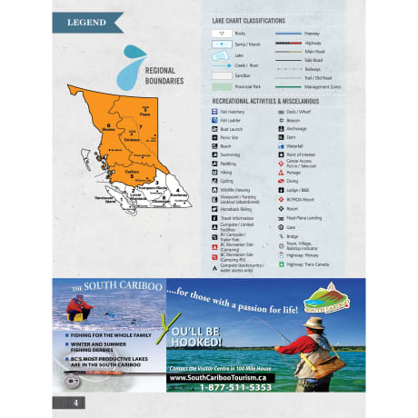 Northern BC Fishing - 4th Edition - Fishing Mapbooks