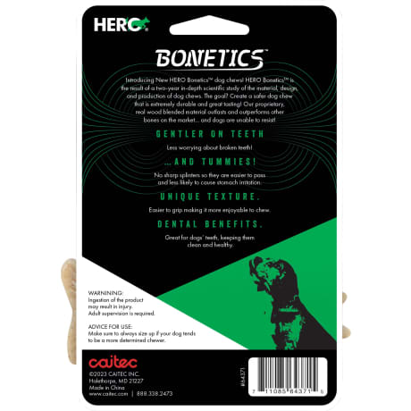Hero Bonetics™ Medium Cheese-Flavored Grouper Chew Toy