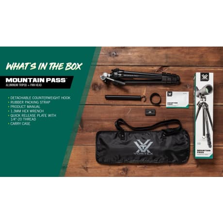 Vortex® Mountain Pass™ Tripod Kit