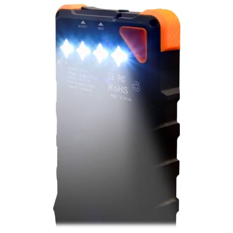 ToughTested® 16,000mAh Solar-Powered Battery and LED Flashlight