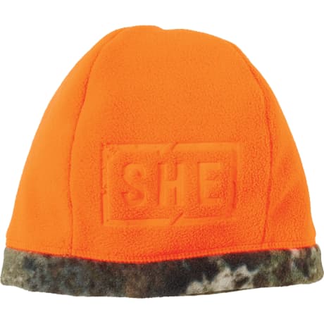 SHE Outdoor® Women’s Reversible Blaze Fleece Beanie - reverse