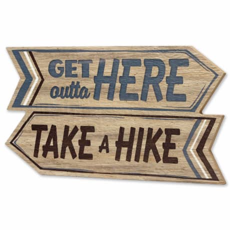 Open Road's Get Outta Here Sign
