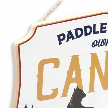 Open Road's Paddle Your Own Canoe Sign