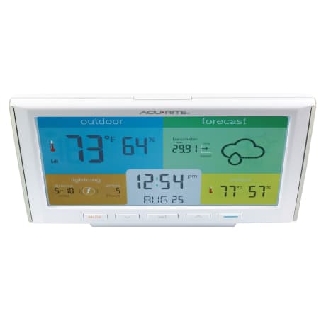 AcuRite® Weather Station Forecaster for Indoor/Outdoor Temperature and Humidity and Lightning Detection with Built-In Barometer