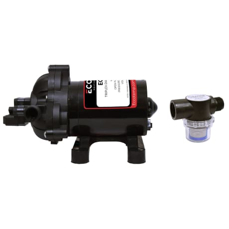 Eccotemp® EccoFlo Triplex Diaphragm 12V Water Pump and Strainer