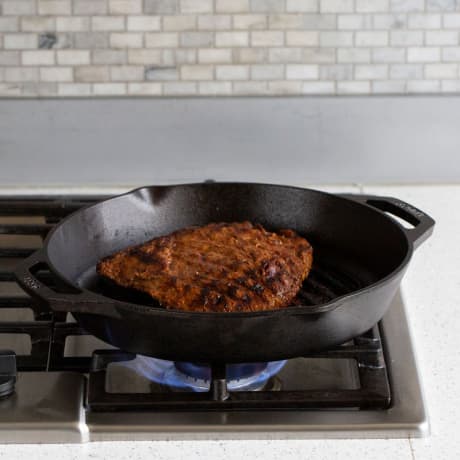 Lodge® 12 Inch Dual Handle Cast Iron Grill Pan