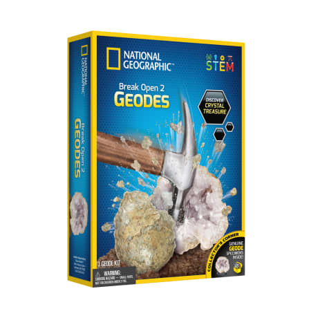 National Geographic® Break Open 2 Geodes