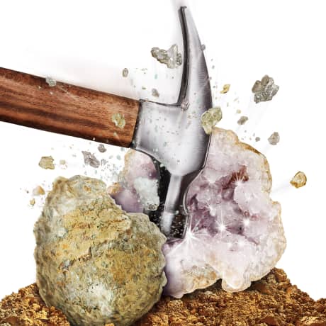 National Geographic® Break Open 2 Geodes