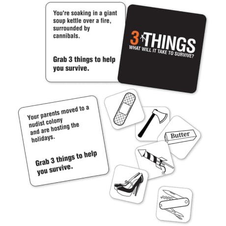 3 Things - What Will It Take To Survive? Game