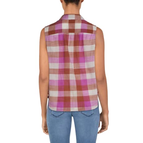 Natural Reflections® Women’s Meadowlands Button-Up Sleeveless Shirt