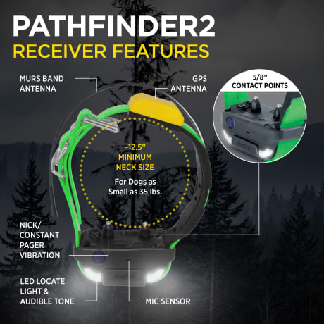 Dogtra PATHFINDER2 Additional Dog Tracking Collar