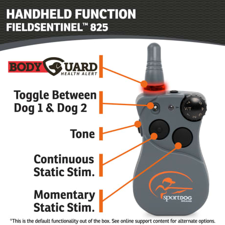 SportDOG Brand® FieldSentinel Electronic Dog-Training System – 1/2 Mile Range