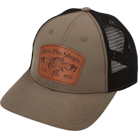 Bass Pro Shops® Men’s Leather Patch Mesh-Back Cap | Cabela's Canada