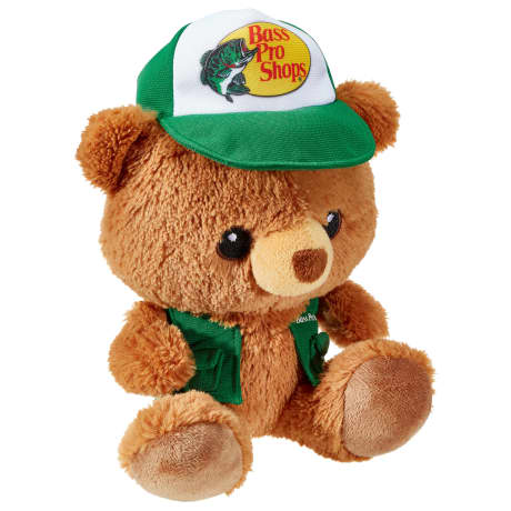 Bass Pro Shops® Plush Stuffed Trucker Cap Bear Toy