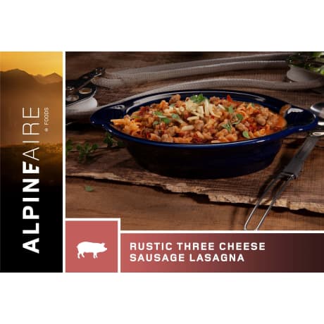 AlpineAire® Rustic Three Cheese Sausage Lasagna