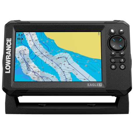 Lowrance® Eagle 7 Fish Finder/Chartplotter with SplitShot™ HD Transducer