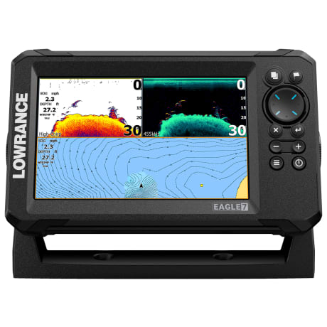 Lowrance® Eagle 7 Fish Finder/Chartplotter with SplitShot™ HD Transducer