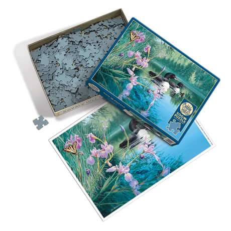 Cobble Hill Iris Cove Loons Puzzle - 500 Pieces