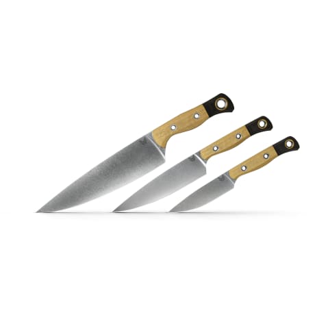 Benchmade® 4000-02 3 Piece Kitchen Knife Set - Tan