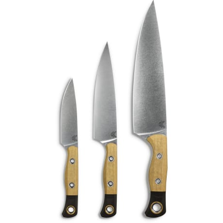 Benchmade® 4000-02 3 Piece Kitchen Knife Set - Tan