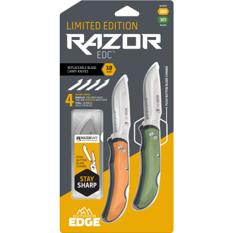 Outdoor Edge® Razor EDC 2-Pack Combo