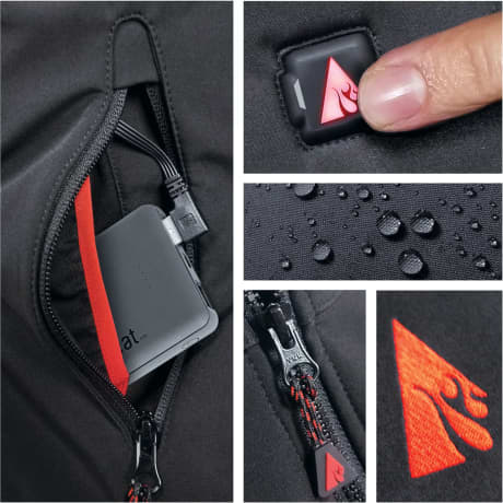 RedHead® Men’s 5V Battery Heated Fleece Jacket