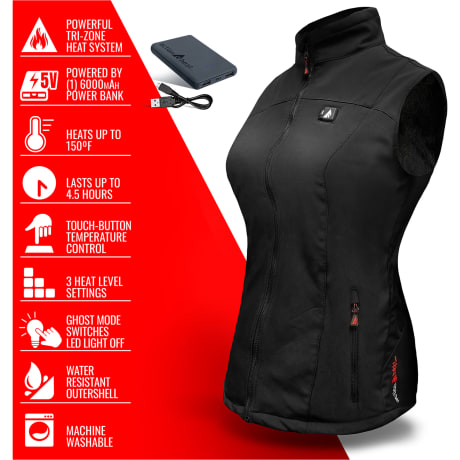SHE Outdoor® Women’s 5V Battery Heated Vest