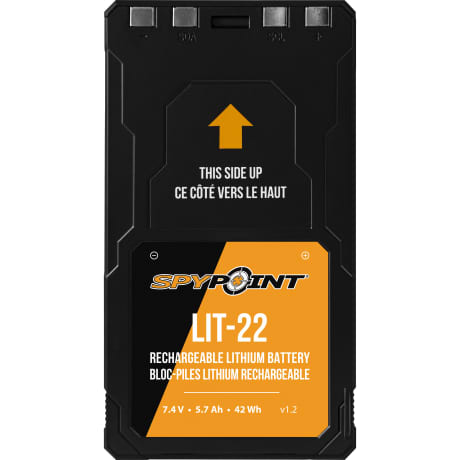 SPYPOINT LIT-22 Rechargeable Lithium Battery 2-Pack