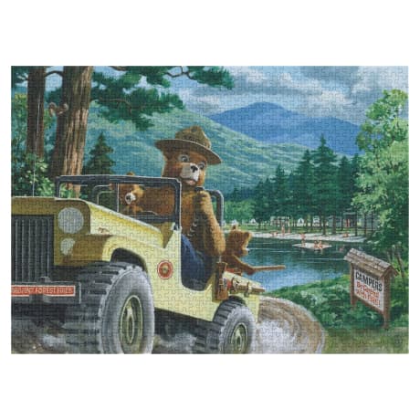 Lantern Press® Smokey Bear 1,000-Piece Jigsaw Puzzle