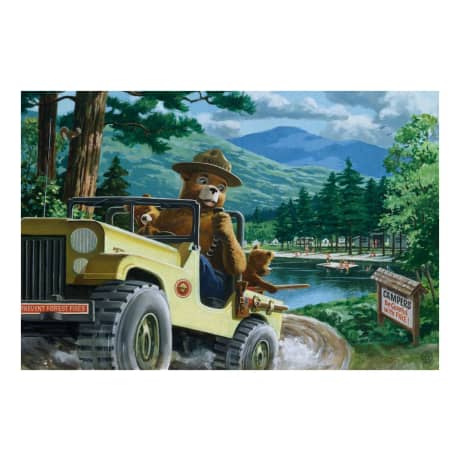 Lantern Press® Smokey Bear 1,000-Piece Jigsaw Puzzle