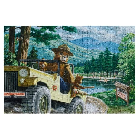 Lantern Press® Smokey Bear 1,000-Piece Jigsaw Puzzle