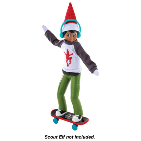 Elf on the Shelf® Holly Jolly Skateboard Set