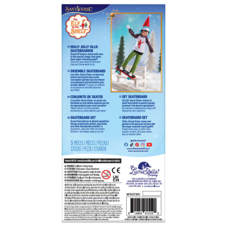 Elf on the Shelf® Holly Jolly Skateboard Set