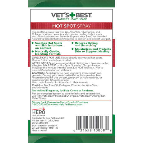 Vet’s Best Hot Spot Spray