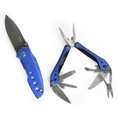 Cabela’s® Folding Knife & Multi-Tool Bering Sea Blue Combo