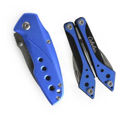 Cabela’s® Folding Knife & Multi-Tool Bering Sea Blue Combo